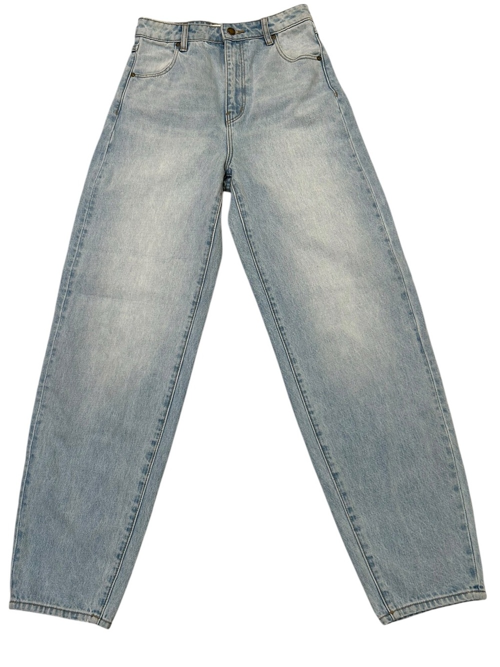 Rolla’s Genie Stella Blues High Rise Barrel Jeans Size 26 30.5”L